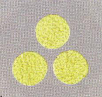 polka dot glow n dark circle confetti